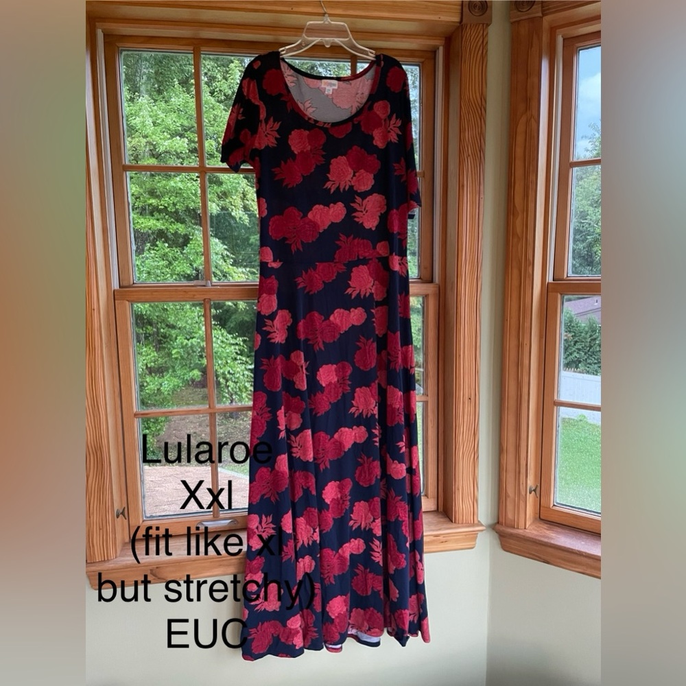 Lularoe Ana xxl maxi dress Euc